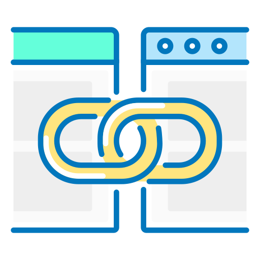 링크 빌딩 Generic Outline Color icon