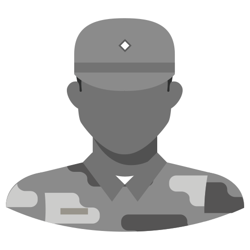 Military Generic color fill icon