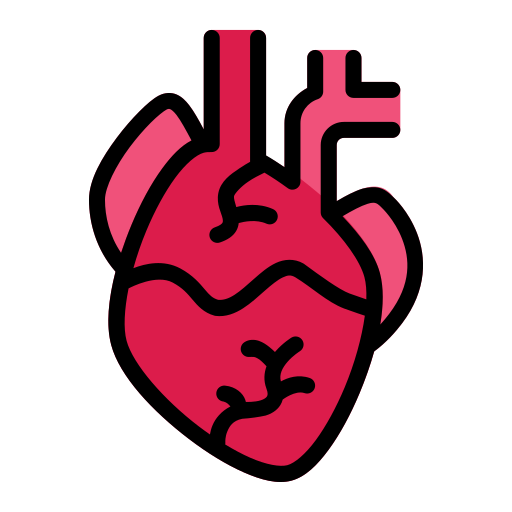organo cardiaco Generic color lineal-color icona