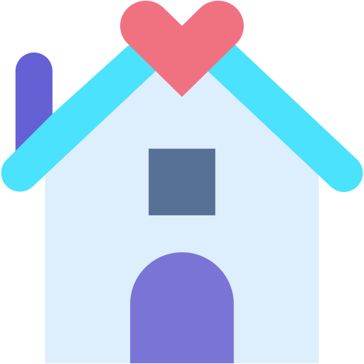 행복한 집 Generic color fill icon