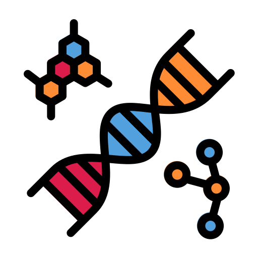 DNA Generic color lineal-color icon