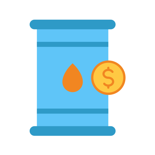 Oil price Generic color fill icon