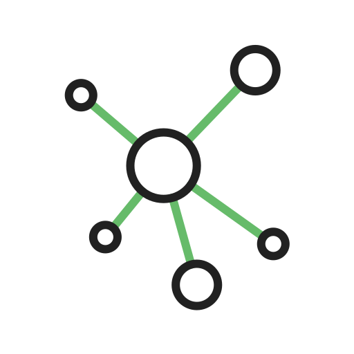 molécula Generic color outline icono