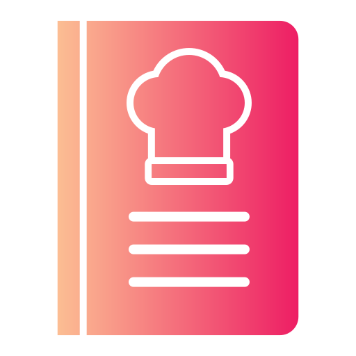 Cook book Generic gradient fill icon