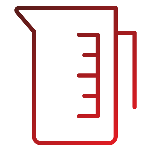 Measuring cup Generic gradient outline icon