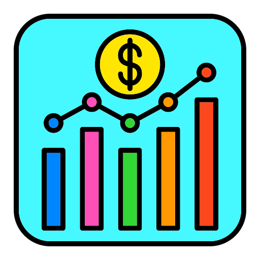 app bolsa de valores Generic color lineal-color Ícone