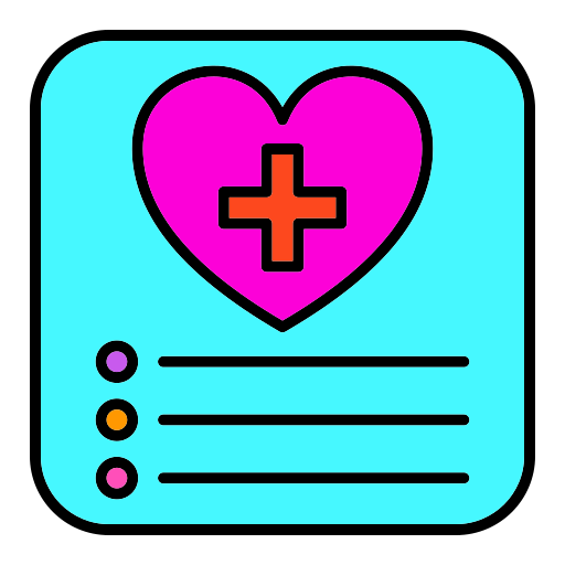 tägliche gesundheits-app Generic color lineal-color icon