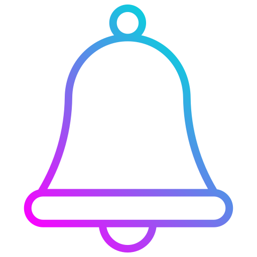 campana de la escuela Generic gradient outline icono
