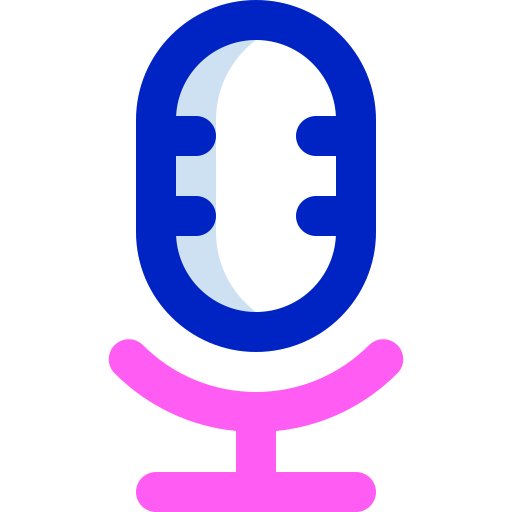 Microphone Super Basic Orbit Color icon