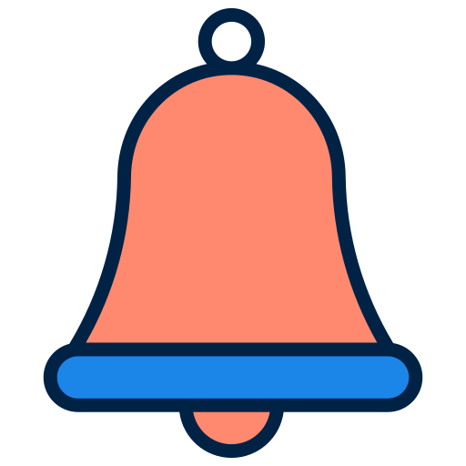 campana de la escuela Generic color lineal-color icono