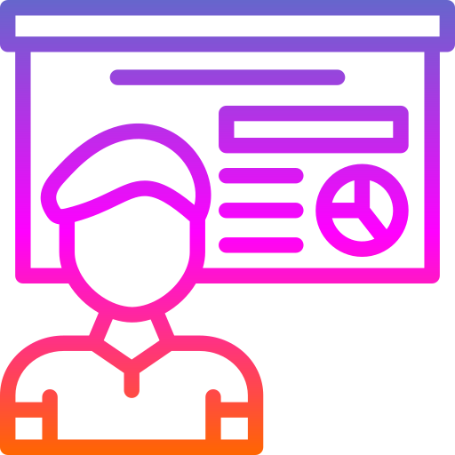 Lecture Generic gradient outline icon