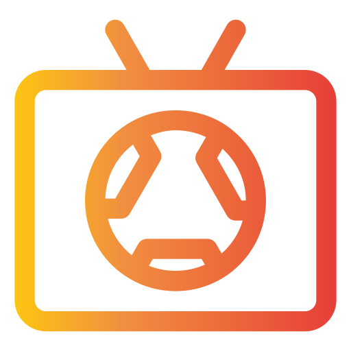 Broadcast Generic gradient outline icon