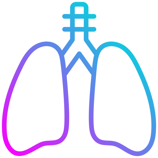poumons Generic gradient outline Icône
