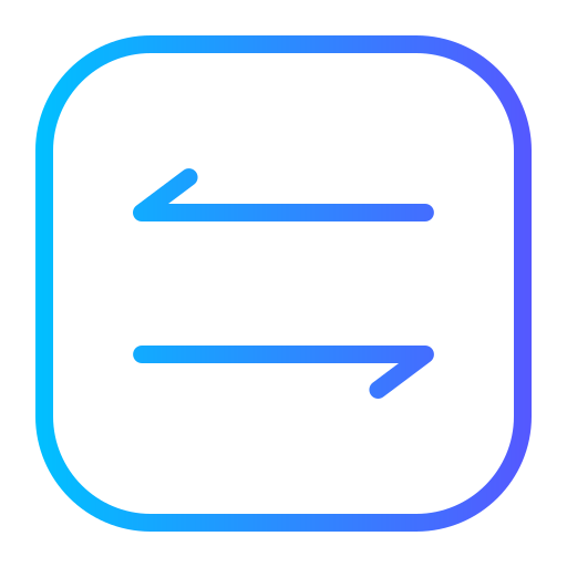 移行 Generic gradient outline icon