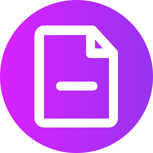 File Generic gradient fill icon