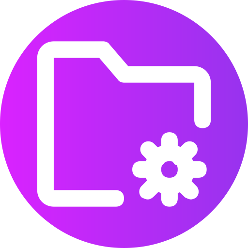 Folder Generic gradient fill icon