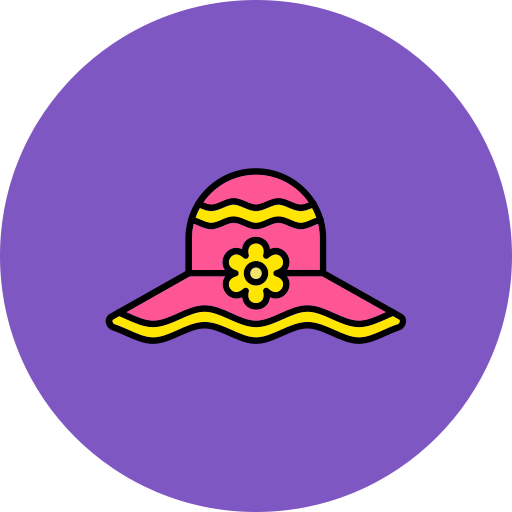 pamela hoed Generic Outline Color icoon