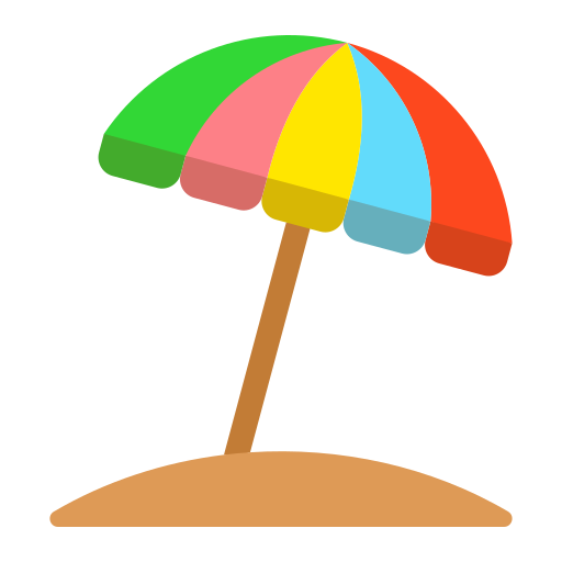 Зонт от солнца Generic Flat иконка