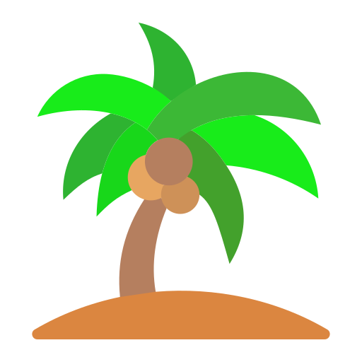 Árbol de coco Generic Flat icono