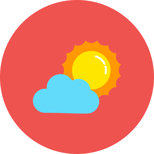 zonnig Generic Flat icoon