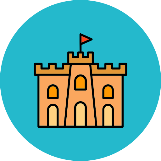 砂のお城 Generic Outline Color icon