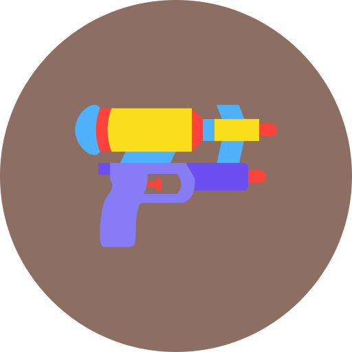pistolet wodny Generic Flat ikona