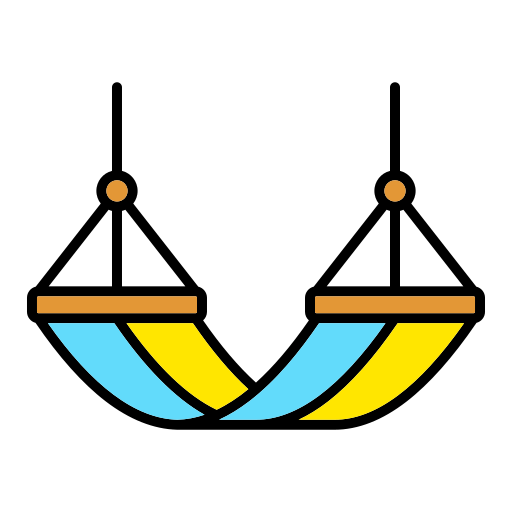 ハンモック Generic Outline Color icon