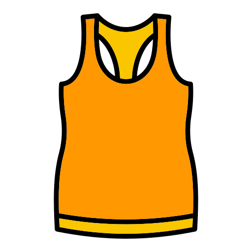 민소매 셔츠 Generic Outline Color icon