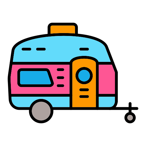 caravan Generic Outline Color icoon