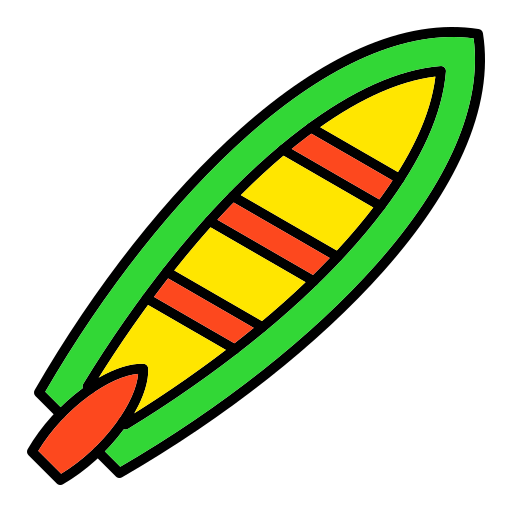prancha de surfe Generic Outline Color Ícone