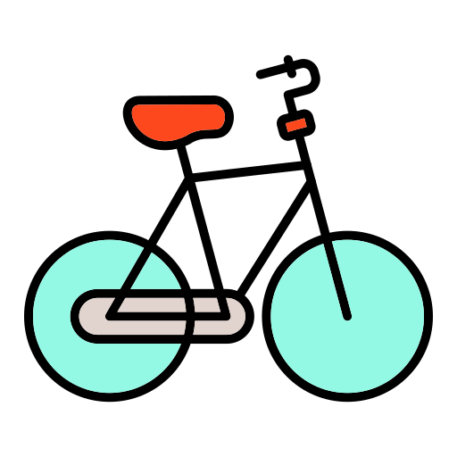 bicicletta Generic Outline Color icona
