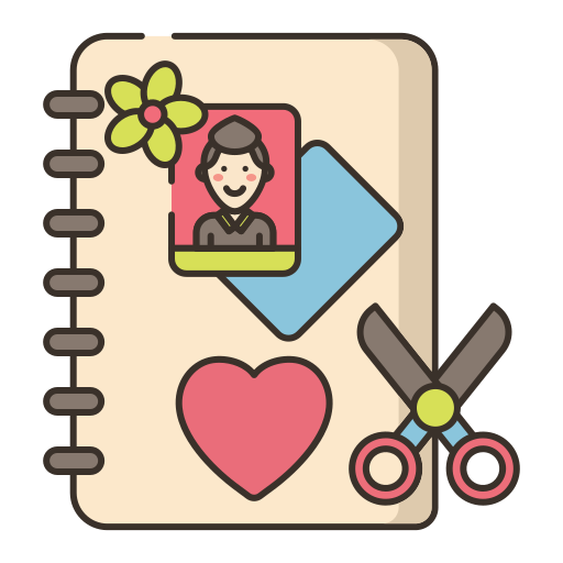 scrapbooking Generic color lineal-color icon