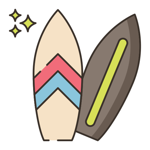 surfen Generic color lineal-color icon