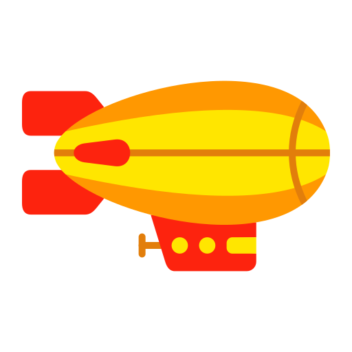 dirigible Generic color fill icono