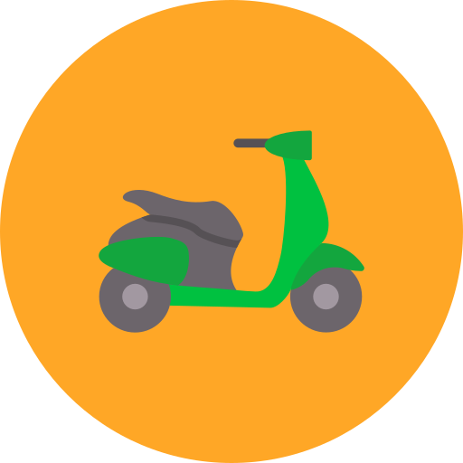 Scooter Generic color fill icon