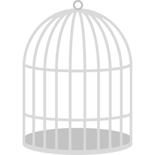 cage à oiseaux Generic Flat Icône