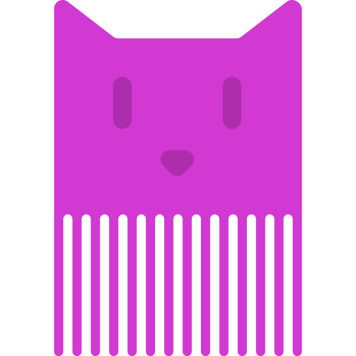 szczotka dla zwierząt Generic Flat ikona