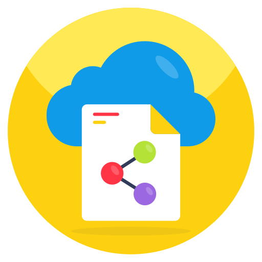 cloud-sharing Generic color fill icon