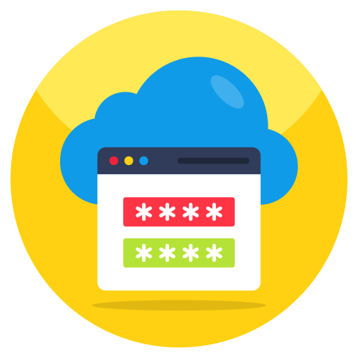 cloud-passwort Generic color fill icon