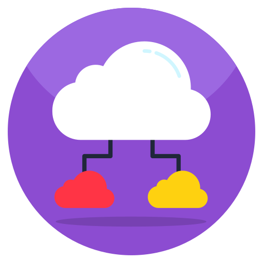 cloud-netzwerk Generic color fill icon