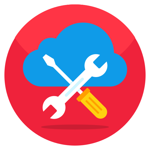 cloud service Generic color fill icono