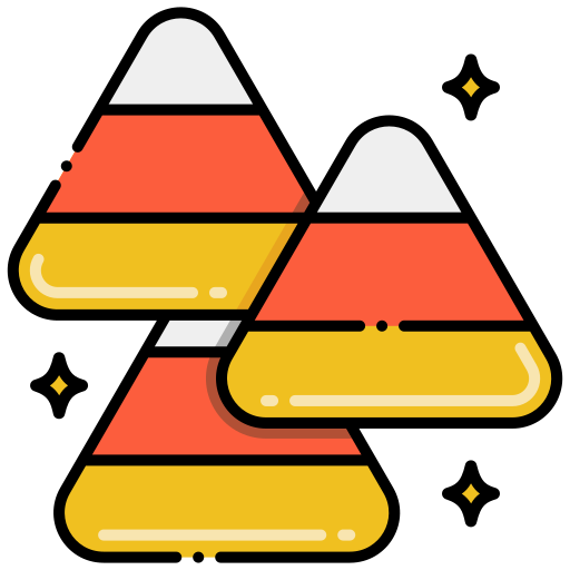 Candy Corn Generic color lineal-color icon