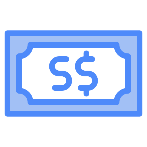 Singapore Dollar Generic color lineal-color icon