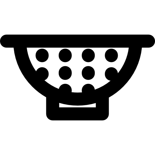durszlak Curved Lineal ikona