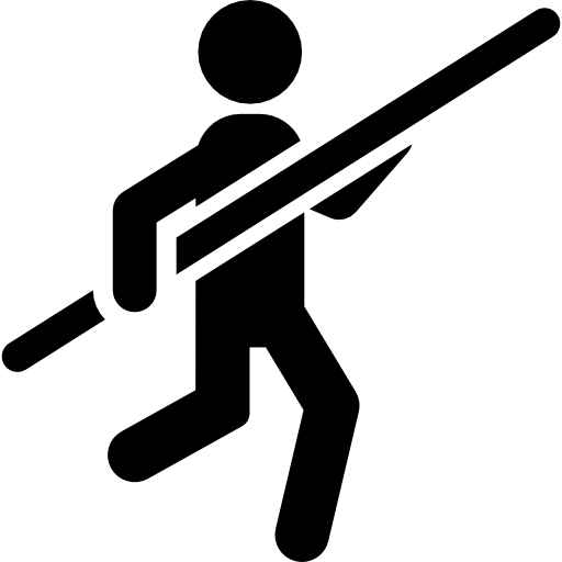 Pole vault Pictograms Fill icon