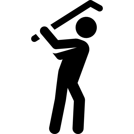 golf Pictograms Fill icoon