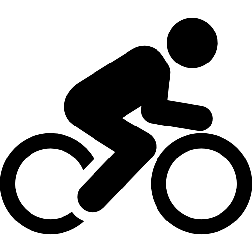 fiets Pictograms Fill icoon