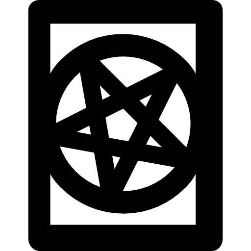 Sorcery Book Curved Lineal icon