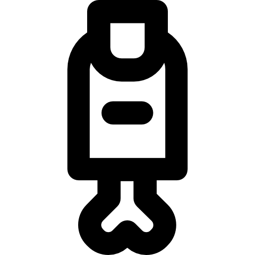 손가락 Curved Lineal icon