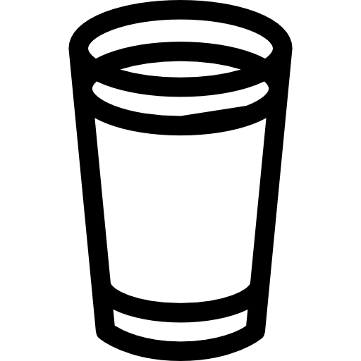 Coffee Glass Basic Straight Lineal icon